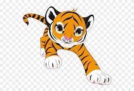 Download Tiger Cubs Cat Cartoon Images Valentine Cat Clip Art Baby Tiger Roaring Cartoon Png Download 1159180 Pinclipart