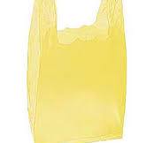 Amazon.com: SSWBasics Small Yellow Plastic T-Shirt Bags - 8 ...