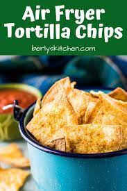 Air Fryer Tortilla Chips Recipe Recipe Tortilla Chip Recipe Tortilla Chips Easy Snack Recipes