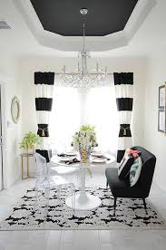 Black And White Dining Room Furniture 10 Super Chic Black And White Dining Rooms Meganmorrisblog Com Black And White Dining Room White Dining Room Living Room White