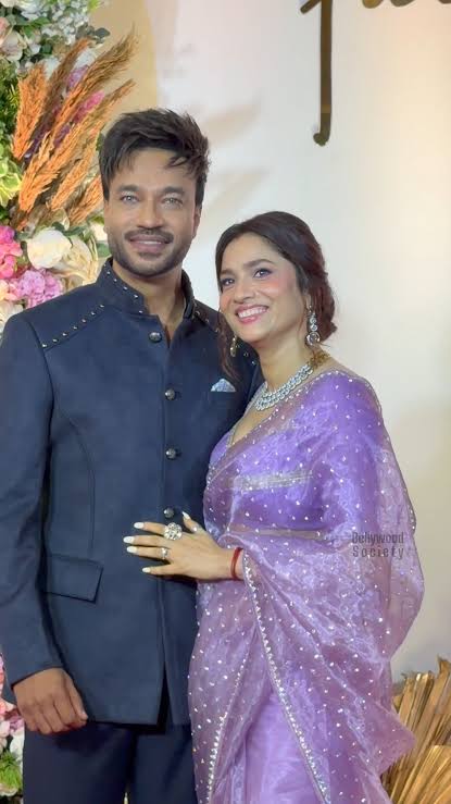 Ankita Lokhande & Vicky Jain Arrive at Faisu's Wedding Reception