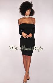 Black Ruched Off Shoulder Long Sleeves Dress Fashion Clothing Shoes Accessories Womenscl Dresses Midi Dress With Sleeves Black Long Sleeve Dress