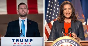 Maybe you would like to learn more about one of these? Eric Trump Cancels Michigan Gun Range Event After Ex Employee Charged In Plot To Kidnap Gov Gretchen Whitmer Meaww