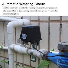 Smart Wifi Water Shut Off Valve For Leak Detection Sprinkler Control Compatible With Alexa Google Home Electronic Add On Automat Detection Smart Wifi Sprinkler