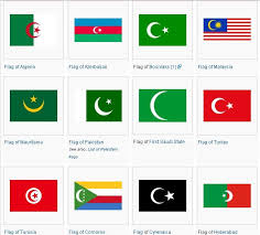 For more information regarding what the malaysian flag represents etc. Flags Knowledge Flags Of The World Crescent Moon And Star Muslimsymbol Islamicsymbol Mauritania Flag Algeria Flag Turkey Flag