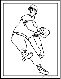 Whether they have yet to play in little league or you regularly watch major league baseball (mlb) together, we offer you these free printables as a fun way to teach them the catcher from the umpire and. Baseball Coloring Pages Pitcher And Batter Sports Coloring Pages