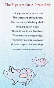 This baby bath towel from parker baby co. Poem The Pigs Are On A Pirate Ship Poetry Books For Kids Preschool Songs Kids Songs