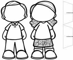 Niño Y Niña Para Colorear