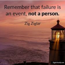 Failure Is An Event Not A Person Ziglar Zig Ziglar Quotes And Notes