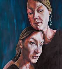 The Zaunbauer Sisters Drawing by Christopher Leach
