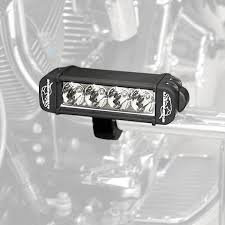 Lx Led Frame Mounted Atlantis Series 6 2x12w Slim Spot Beam Led Light Bar Kit With 1 25 Bracket Powersportsid Com