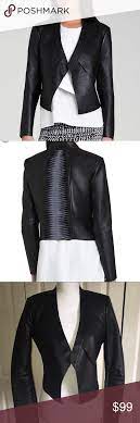 Bcbgmaxazria Lloyd Faux Leather Jacket Sz Xxs Faux Leather Jackets Leather Jacket Clothes Design