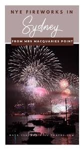 Watching Sydney S Nye Fireworks From Mrs Macquaries Point Fireworks Oceania Travel Nye