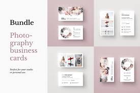 Find the best photographer business cards. Bundle Photography Business Cards In Business Card Templates On Yellow Images Creative Store