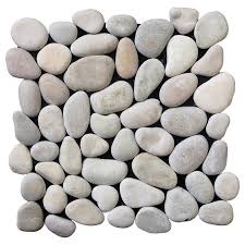 Classic Pebble Random Sized Natural Stone Pebble Tile In 2020 Pebble Tile Pebble Mosaic Tile Stone Mosaic Tile