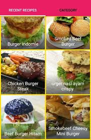 Milk, eggs, fish, crustacean shellfish, tree nuts, peanuts, wheat and soybean. Resep Membuat Burger Pour Android Telechargez L Apk