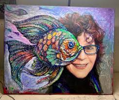 Jun Hu and Yvettesglassart. We are collaborating together our talents!  #Hashtags #unique#newart #artfirsale #artfirsale #uniqueart #3D #3Dart  #texture #textureart #vancouver #vancouverartist #artistininstagram  #artlover #artcollector ...