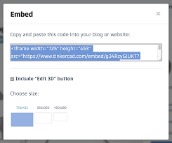 Embed Tinkercad Designs In Instructables 4 Steps With Pictures Instructables