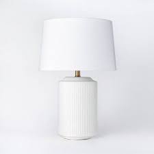 Ceramic Assembled Table Lamp White Threshold Designed With Studio Mcgee White Table Lamp Table Lamp Lamp