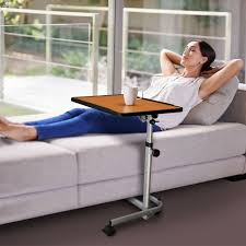 Diy praktischer beistelltisch auf rollen das haus betttisch fruhstuck im bett beistelltisch. Klassischer Beistelltisch Bett Tisch Mit Rollen Hohenverstellbar Tischplatte Braun Neigungsverstellbar Stabiler Stand Bis 18kg Belastbar Wieder Lieferbar Sanitatshaus Burbach Goetz Der Grosse Onlineshop Fachhandel Service Top Preise
