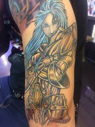 Tattoo uploaded by Cris Schwippert • Saga gemini saint seiya anime •  Tattoodo