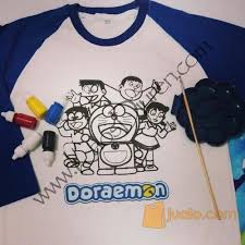 Contoh gambar pemandangan untuk sekolah dasar. Kado Ultah Anak Kaos Mewarnai Doraemon Tangerang Jualo