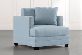 Shop our leather armchair and ottoman selection from top sellers and makers around the world. Kiara Ii Light Blue Chair Living Spaces