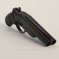 More images for double barrel pistol » Diablo Break Open 6 Inch Barrel Blued Finish 12 Gauge Pistol Black Grips American Gun Craft