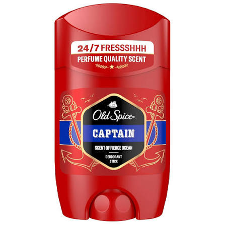 Old Spice Captain Deodorant Stick 50ml Skincare product photo at Sylvia Glow House, Old Spice Captain Deodorant Stick 50ml, gallery view 2
