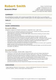 Pdf is a file format developed by adobe systems and is evolving technology often used by graphic artists, designers and publishers. Accounts Officer Resume Samples Qwikresume