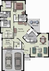 4 Bedrooms Double Garage House Floor Plan Haus Plane Luxus Grundrisse Haus Grundriss