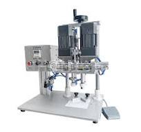 Hone Desktop Semi Automatic Screw Capping Glass Plastic Bottle Cap Sealing Machine