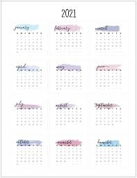 One 4.75 x 7.5 sticker sheet with 12 individual calendar stickers available in sunday or monday versions sized to fit 5mm. Free Printable Miniature Monthly 2021 Calendar Planner Stickers