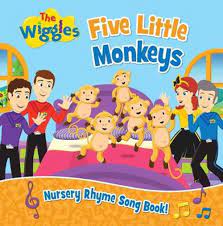 One fell off and bumped his head. The Wiggles Pyat Malenkih Obezyanok Detskij Stishok Zvuk Kniga S Pomoshyu Kolebaniya Engl Ebay