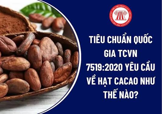 Tiêu chuẩn quốc gia TCVN 7519:2020 yêu cầu về hạt cacao