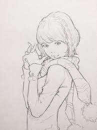 窪之内 eisaku 英策 on twitter digital art anime epic drawings anime sketch