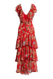 11 Cocktail Dresses That Are Ideal For A Semi Formal Summer Wedding Summer Cocktail Dress Ruffled Maxi Dress Tiered Dress