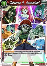 Maybe you would like to learn more about one of these? Universe 4 Assemble Draft Box 05 Divine Multiverse Dragon Ball Super Ccg Tcgplayer Com