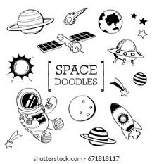 The core stage of nasa's space launch system (sls) rocket that will send the artemis i mission to the moon later this year has arrived at kennedy space center in florida on tuesday (april 27. Hand Drawing Styles Space Stuff Doodles Stock Vector Royalty Free 671818117
