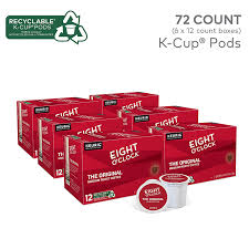 Eight o clock the original medium roast single serve coffee k cups value pack at h e b. Buy Eight O Clock Coffee The Original Single Serve Keurig K Cup Pods Medium Roast Coffee Pods 72 Count Online In Vietnam B00i08jki2