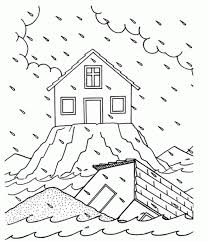 You might also be interested in coloring pages from jesus' parables category. Wise And Foolish Builders Coloring And Activity Lesson Page For Children Sunday School Coloring Pages Bible Crafts Bible Coloring Pages