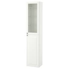 Godmorgon Hochschrank Kasjon Weiss 40x32x192 Cm Ikea Deutschland Ikea Glass Cabinet Doors Glass Door