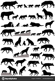 The digital art may be purchased as wall art, home decor, apparel, phone cases, greeting cards, and more. Vektorgrafiken Silhouette Wolf Pack Vektorbilder Silhouette Wolf Pack Depositphotos