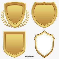 Vector Hand Painted Golden Shield Vector And Png Shield Vector Hand Painted Frames Banner Clip Art
