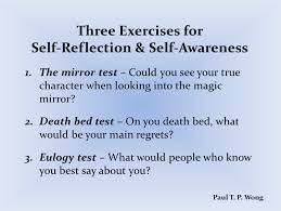 We must create systems and processes that foster a culture of reflection in our classrooms. for example, after i give direct instruction for the allotted time, i could. Exercises For Self Reflection And Self Awareness Dr Paul Tp Wong S