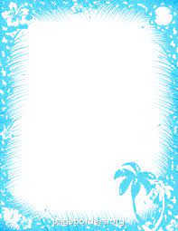 Tropical Border Clip Art Page Border And Vector Graphics Clip Art Borders Borders For Paper Doodle Pages