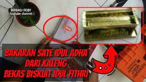 Cara membuat alat bantu pernapasan sederhana. Diy Desain Terbaik Bakaran Sate Idul Qurban Dengan Kaleng Bekas Biskuit Idul Fitri Youtube