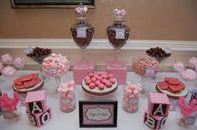 Sugar And Spice Baby Shower Candy Buffet Blog Baby Shower Candy Candy Buffet Baby Shower Baby Shower Drinks
