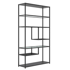 New with tags threshold 3 bottle white carrera marble birch wood wine rack. 72 Eos Bookcase Etagere Marble Glass Black Room Joy Target