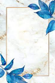 blue floral and marble frame in gold premium image by rawpixel com adj flower background wallpaper marble frame gold wallpaper background